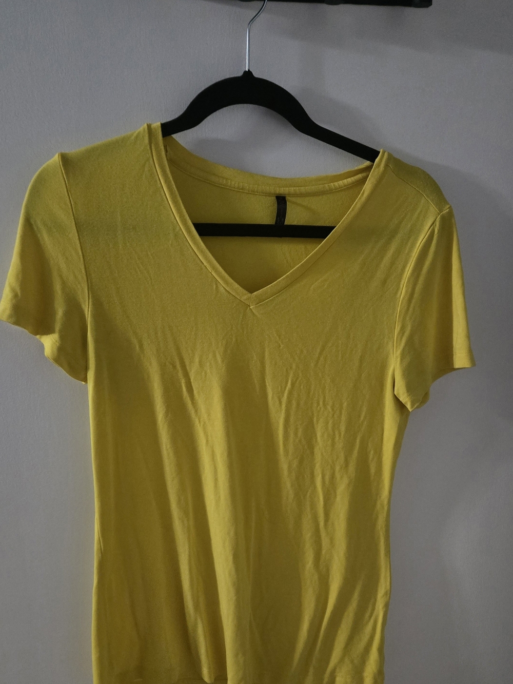 Yellow Classic Women's V-Neck Tee - Sm